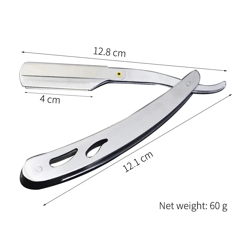 Men Straight Razor Edge Stainless Steel