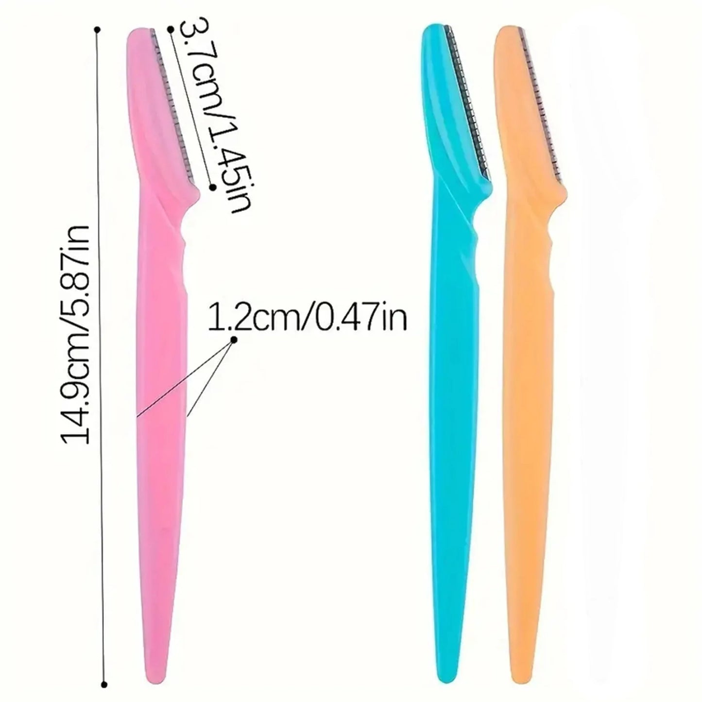 30Pcs/Bottle Eyebrow Razors With Container Facial Eye Brow