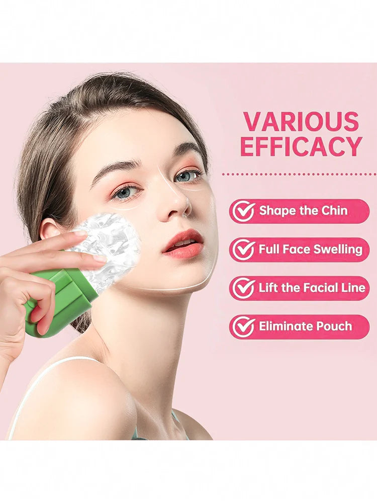 Ice Roller - Facial Massager for Skin Care - Reusable Silicone