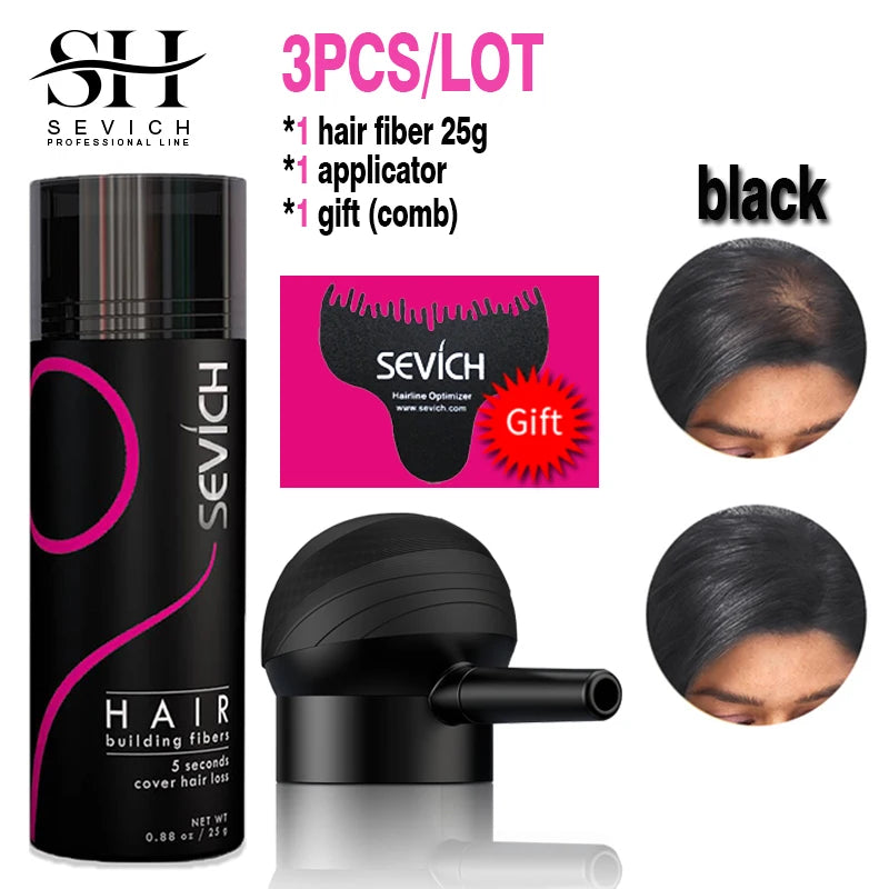 10 Colors Hair Fibers Keratin