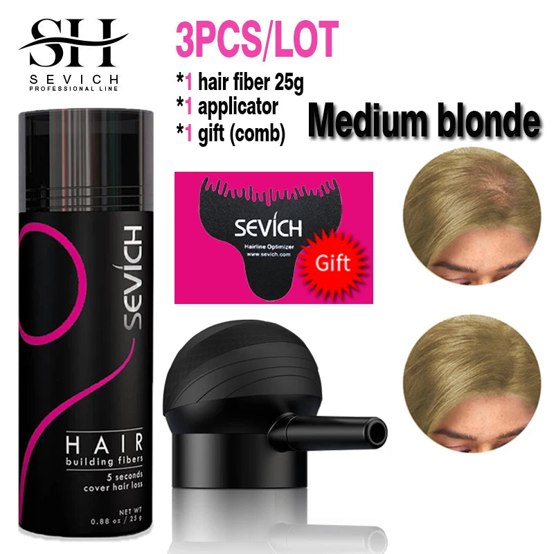 10 Colors Hair Fibers Keratin