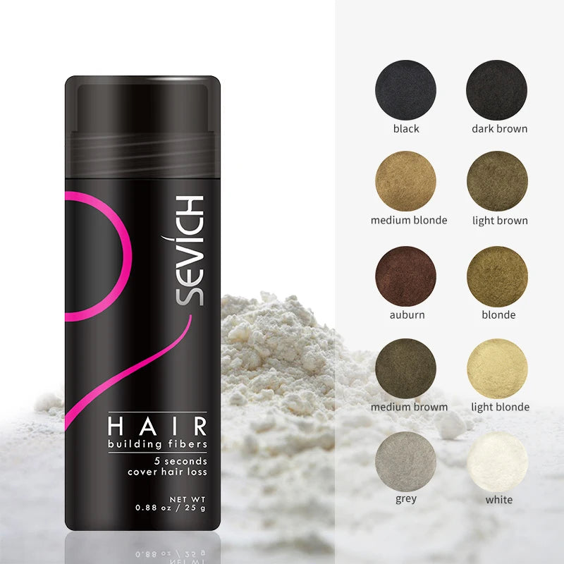 10 Colors Hair Fibers Keratin