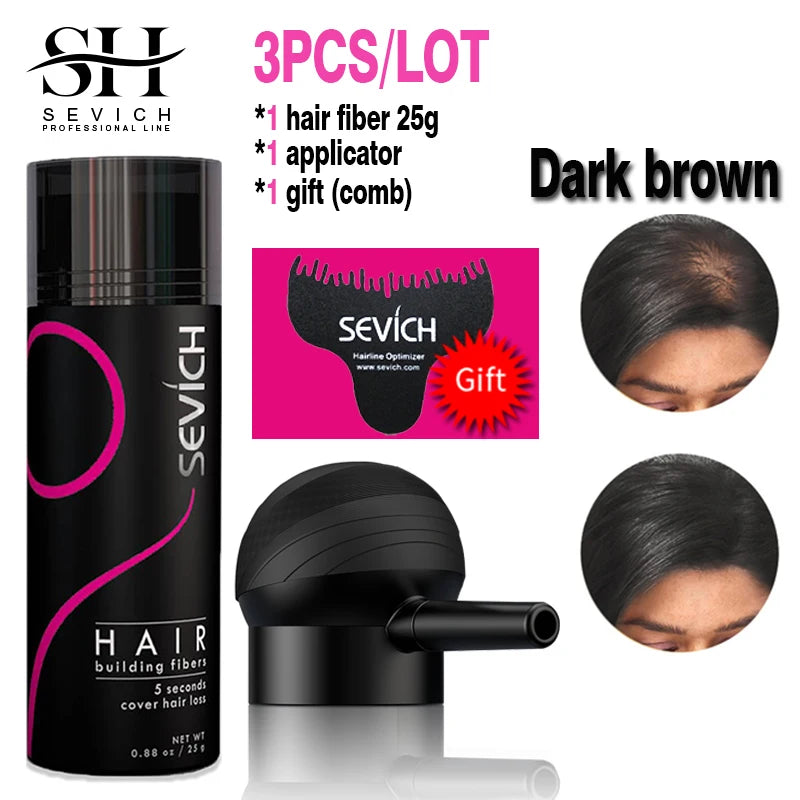 10 Colors Hair Fibers Keratin