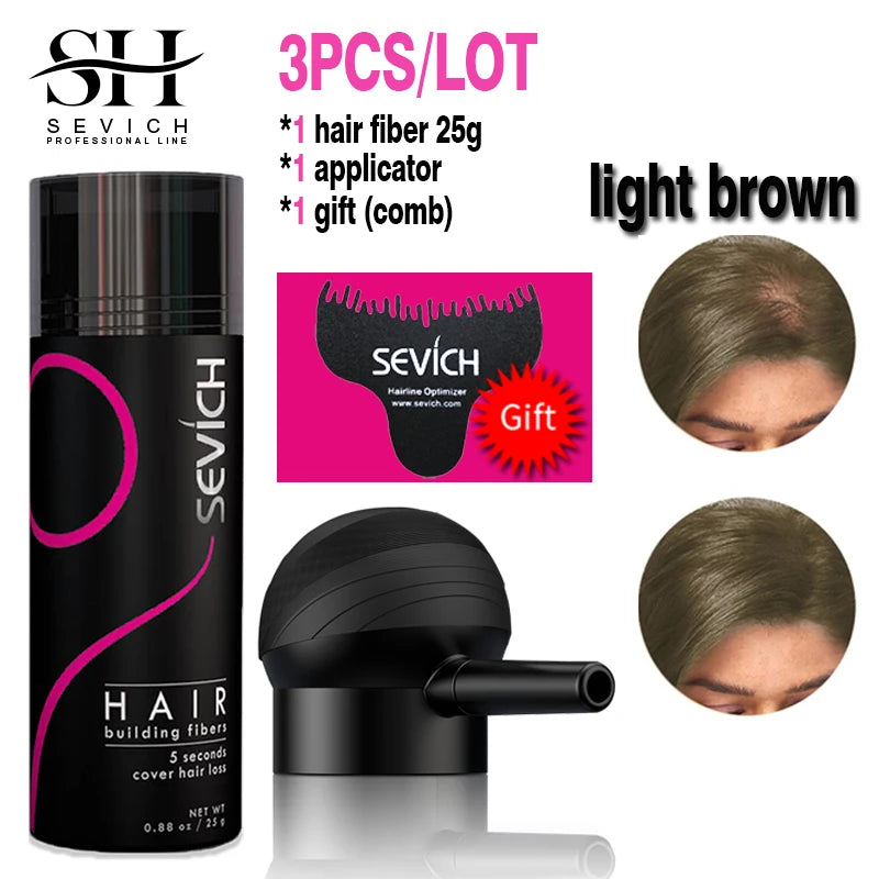 10 Colors Hair Fibers Keratin