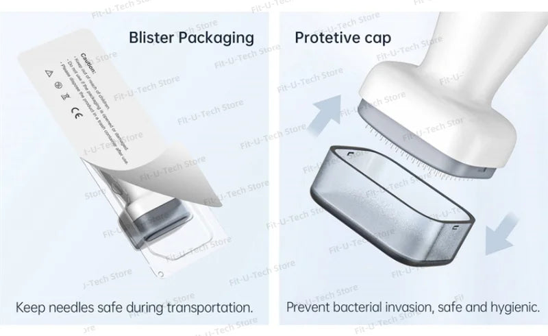 Adjustable derma stamp microneedle