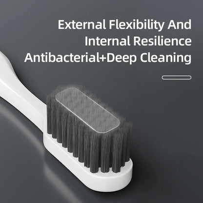 Extra Hard Cleaning Set Small And Medium Bristle Toothbrushes