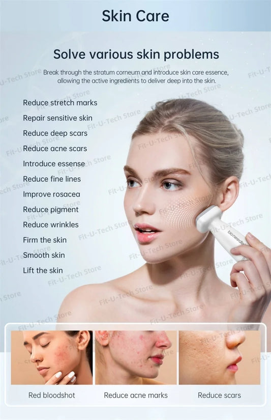Adjustable derma stamp microneedle