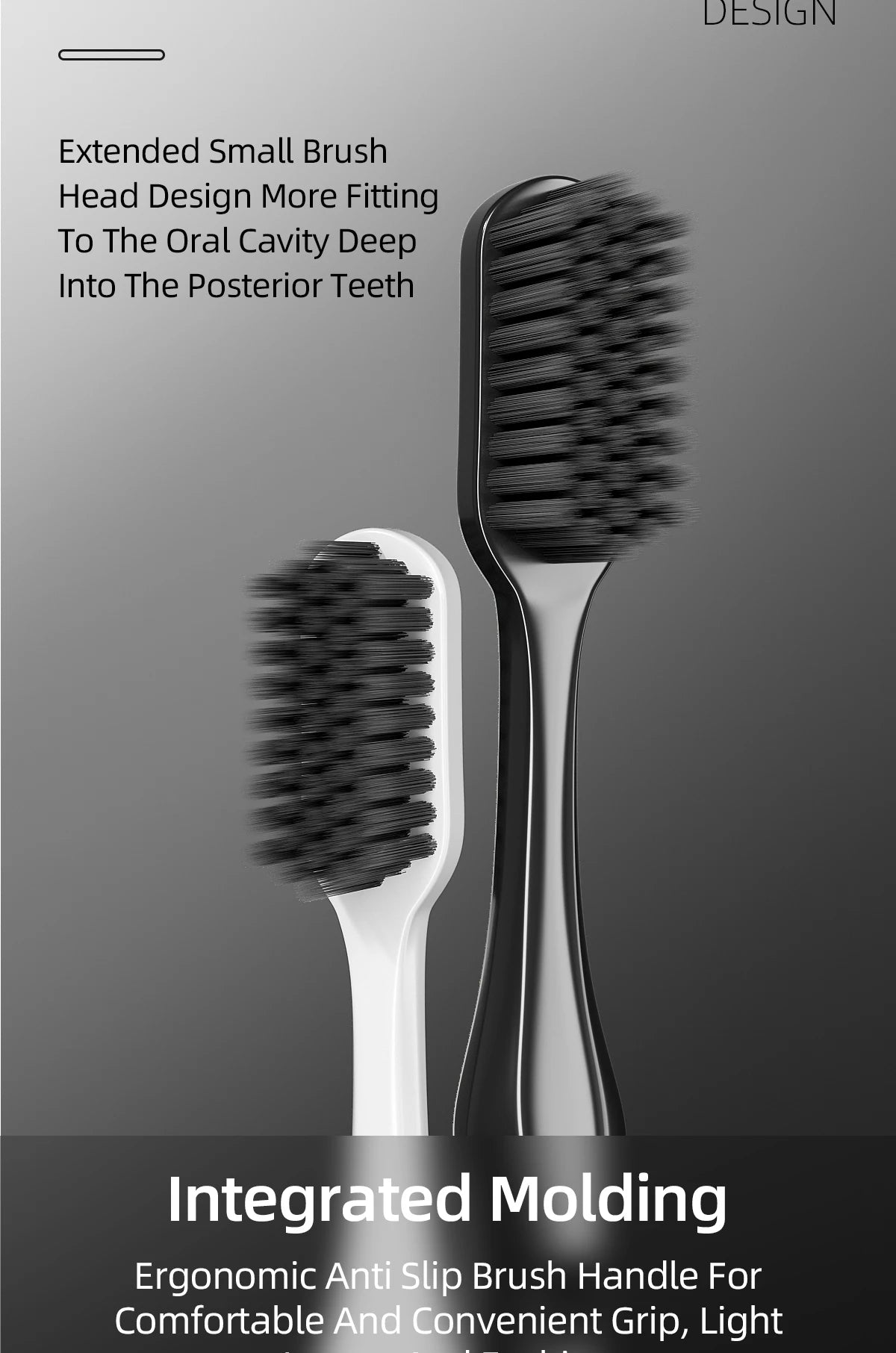 Extra Hard Cleaning Set Small And Medium Bristle Toothbrushes