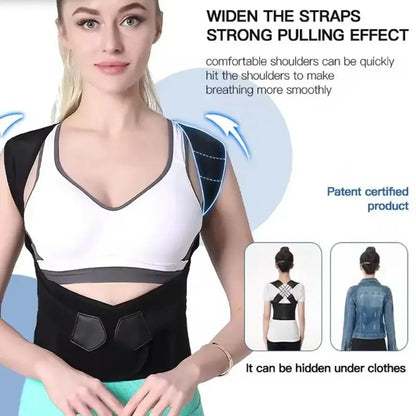 Posture Back Brace Adjustable Back Support Strap