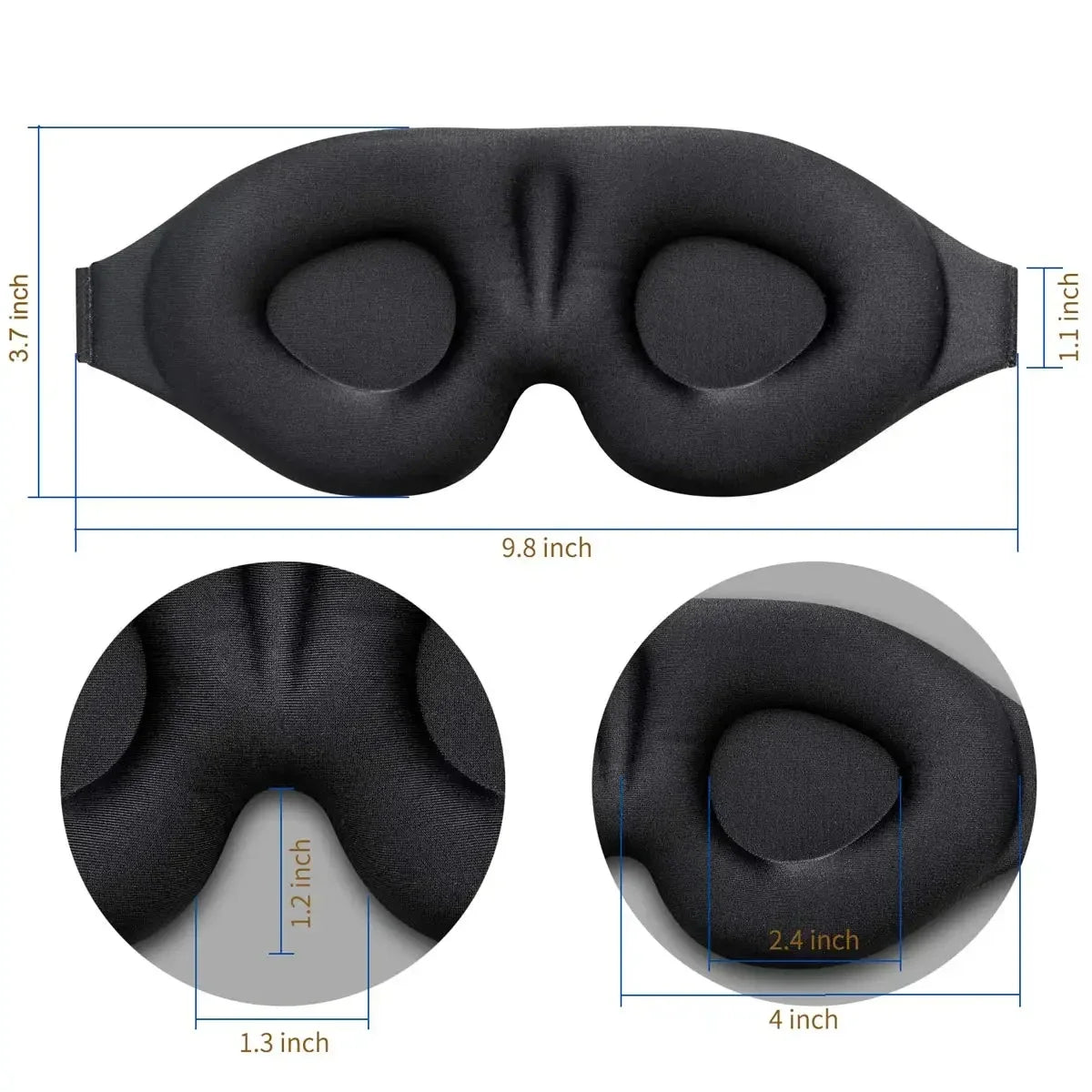Eye Mask for Sleeping 3D
