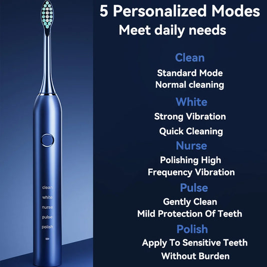 Sonic Electric Toothbrush Rechargeable