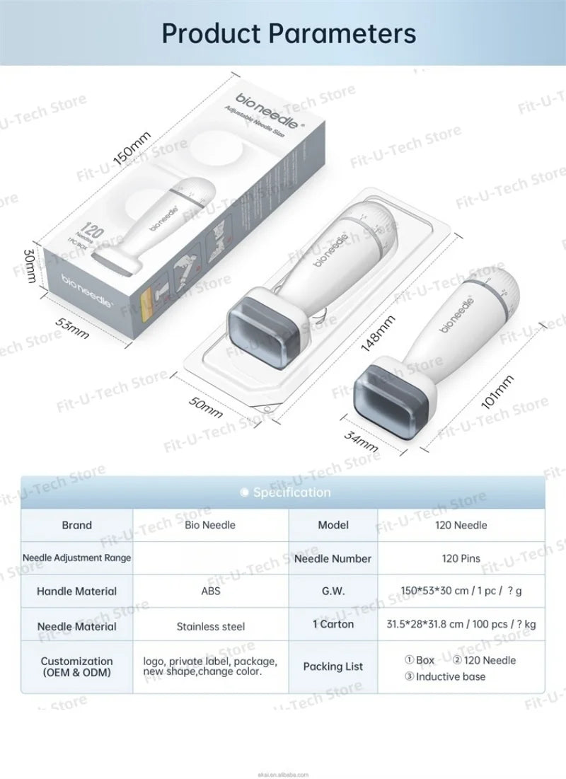 Adjustable derma stamp microneedle