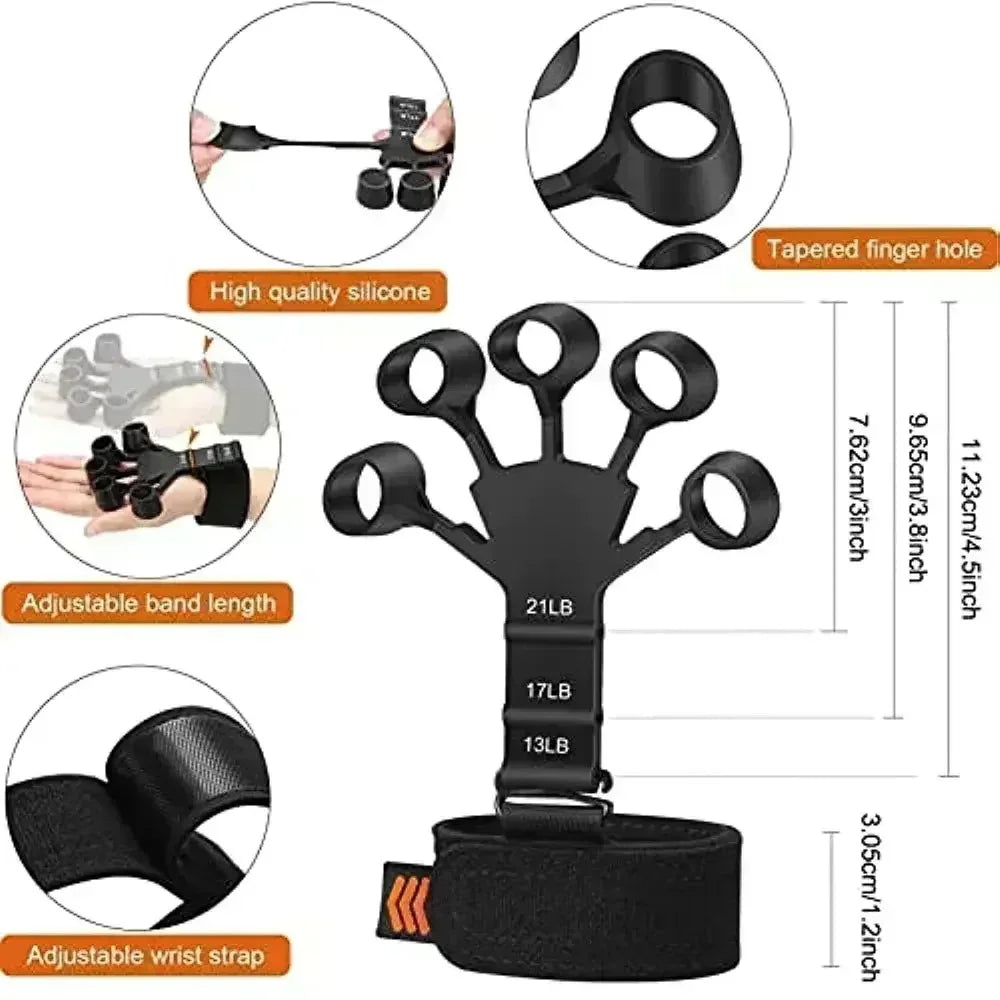 6 Resistance Levels Hand Grip Hand Strength Trainer