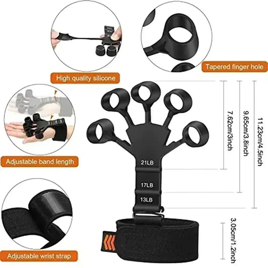 6 Resistance Levels Hand Grip Hand Strength Trainer