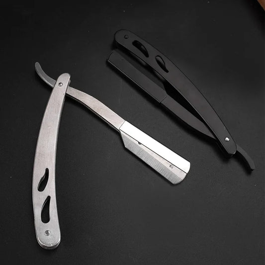 Men Straight Razor Edge Stainless Steel