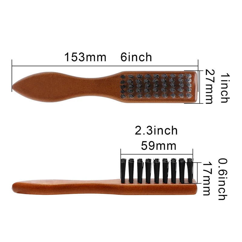 Barber Wood Handle Hairdressing