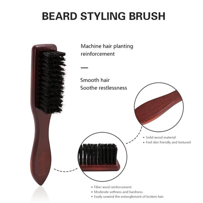 Barber Wood Handle Hairdressing