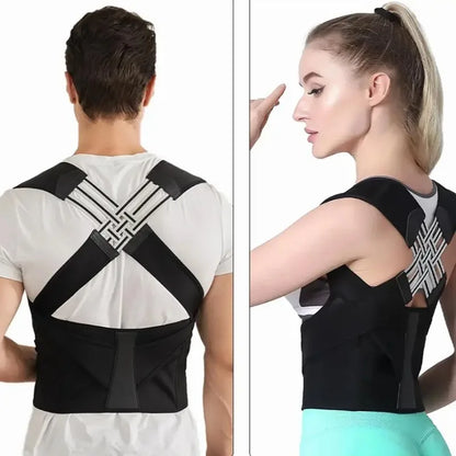 Posture Back Brace Adjustable Back Support Strap