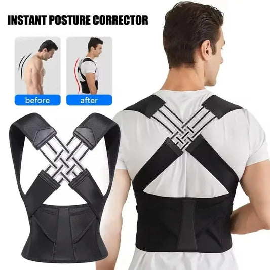 Posture Back Brace Adjustable Back Support Strap