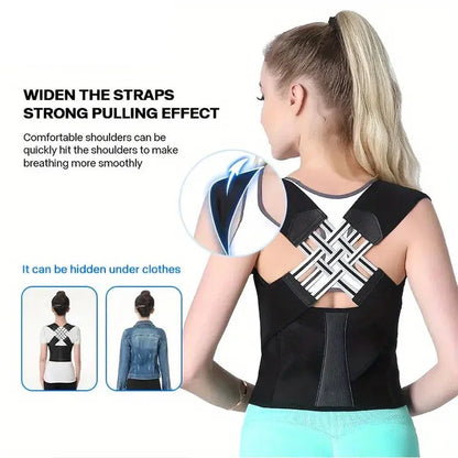 Posture Back Brace Adjustable Back Support Strap