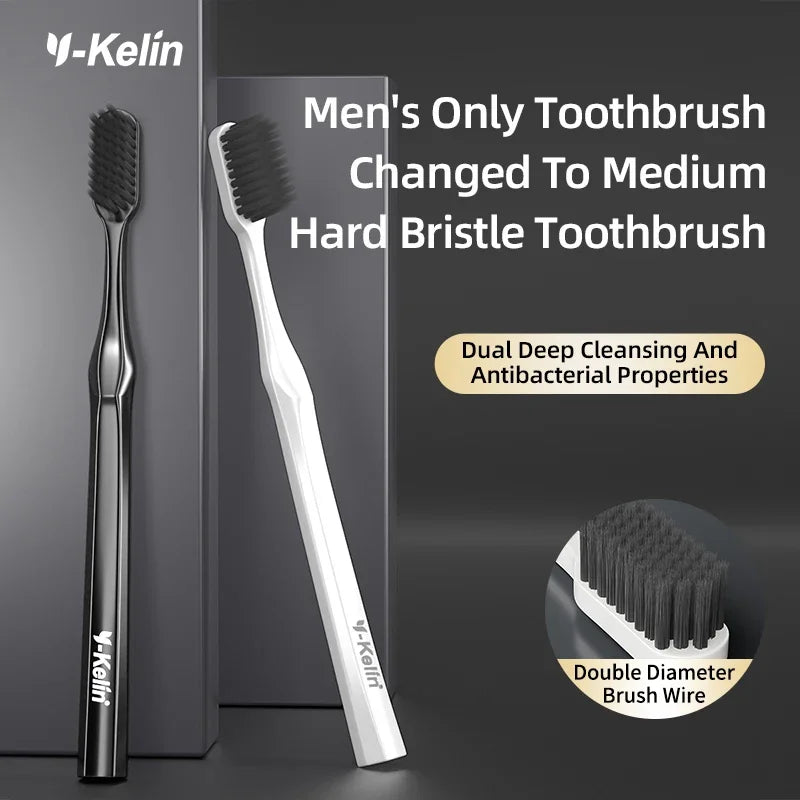 Extra Hard Cleaning Set Small And Medium Bristle Toothbrushes