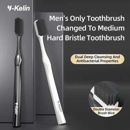 Extra Hard Cleaning Set Small And Medium Bristle Toothbrushes