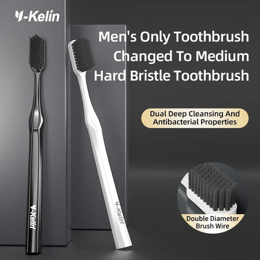 Extra Hard Cleaning Set Small And Medium Bristle Toothbrushes