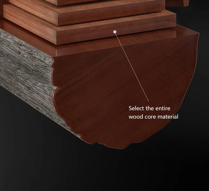 Barber Wood Handle Hairdressing
