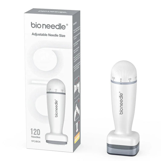 Adjustable derma stamp microneedle