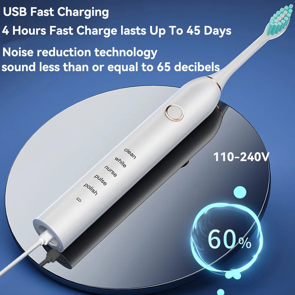 Sonic Electric Toothbrush Rechargeable