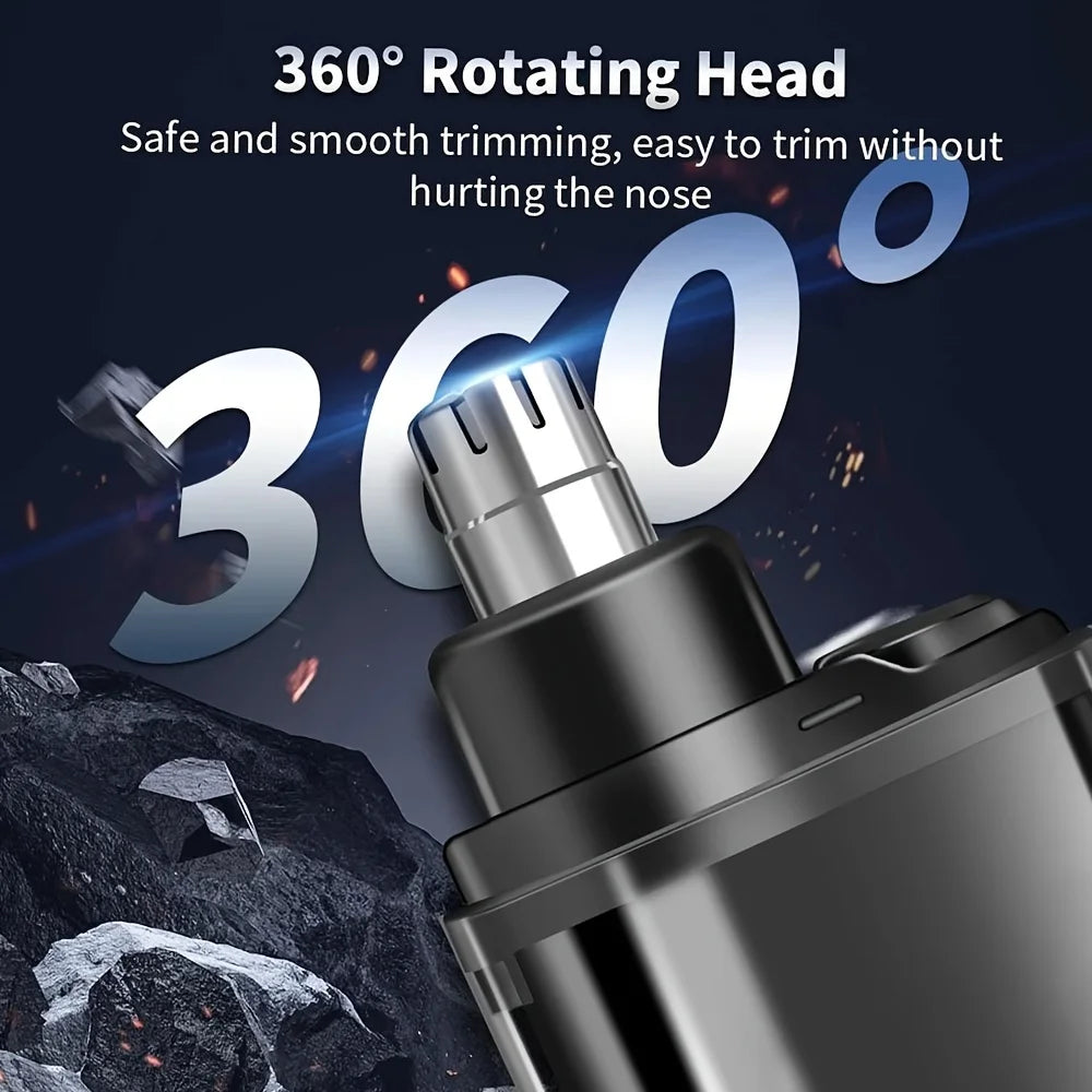 USB charging nose and ear hair trimmer