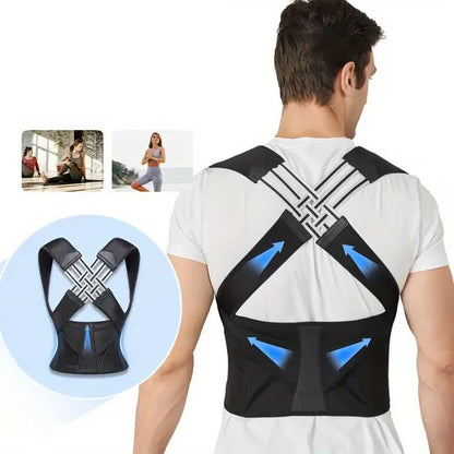 Posture Back Brace Adjustable Back Support Strap