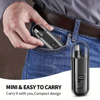 USB charging nose and ear hair trimmer