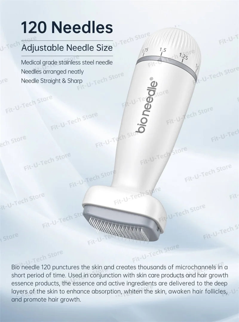 Adjustable derma stamp microneedle