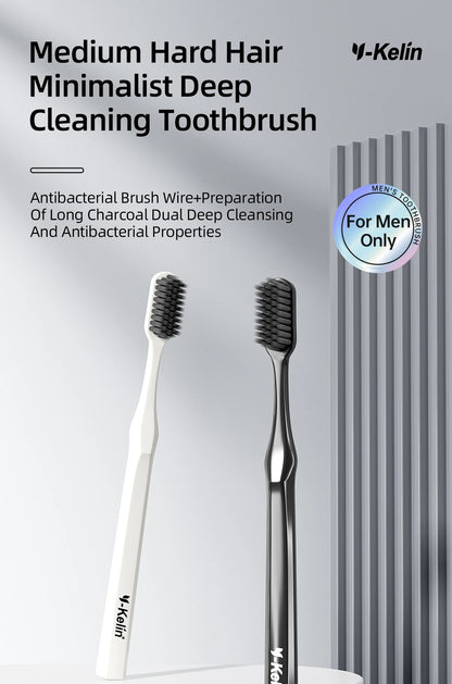 Extra Hard Cleaning Set Small And Medium Bristle Toothbrushes
