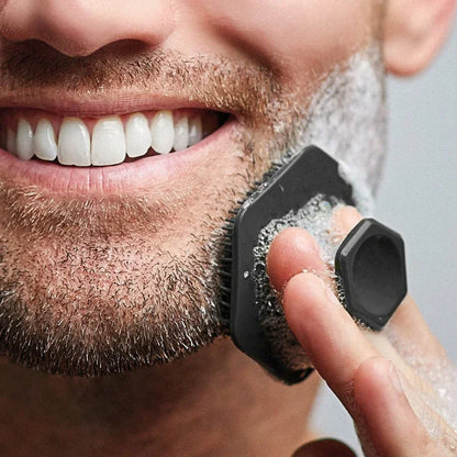 Men Facial Cleaning Brush Scrubber in Soft Silicone