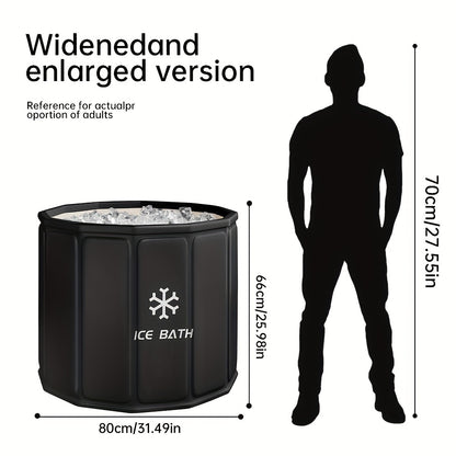 1pc Portable Ice Bath Tub for Adults
